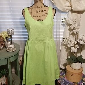 Courtenay Stretch Polka Dotted Dress Size 10